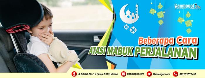 Beberapa Cara Atasi Mabuk Perjalanan Saat Mudik